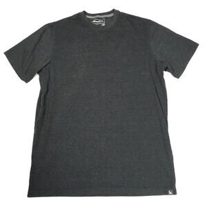 Eddie‎ Bauer T-Shirt Legend Wash Short Sleeve Grey Mens Large Tall Crewneck Tee